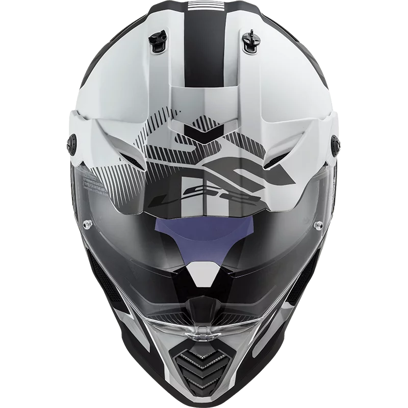 LS2 MX436 PIONEER EVO EVOLVE WHITE MATT BLACK