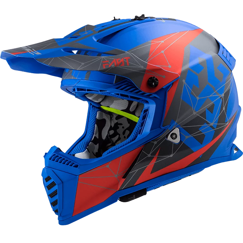 LS2 MX437 FAST EVO ALPHA MATT BLUE