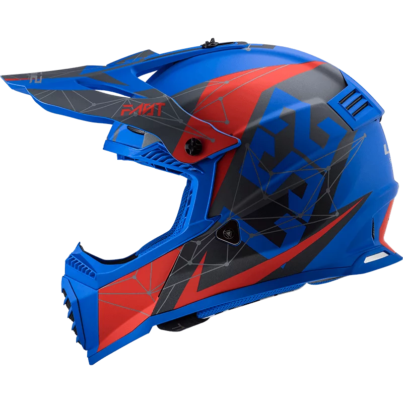 LS2 MX437 FAST EVO ALPHA MATT BLUE