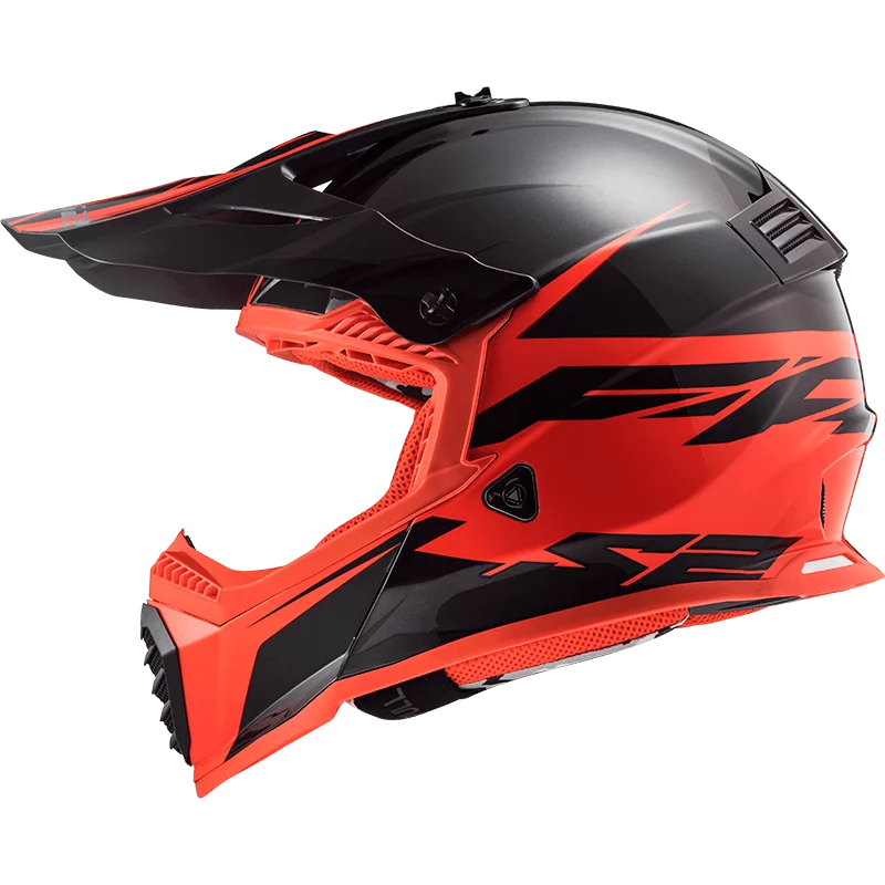 LS2 MX437 FAST EVO ROAR MATT BLACK RED