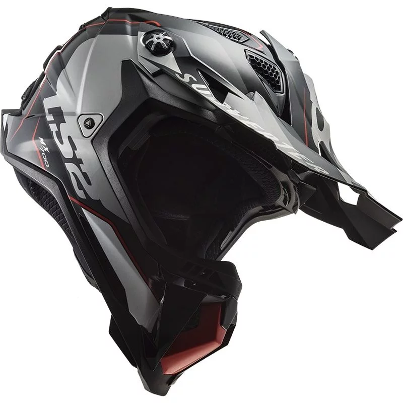 LS2 MX700 SUBVERTER EVO ARCHED SILVER TITANIUM