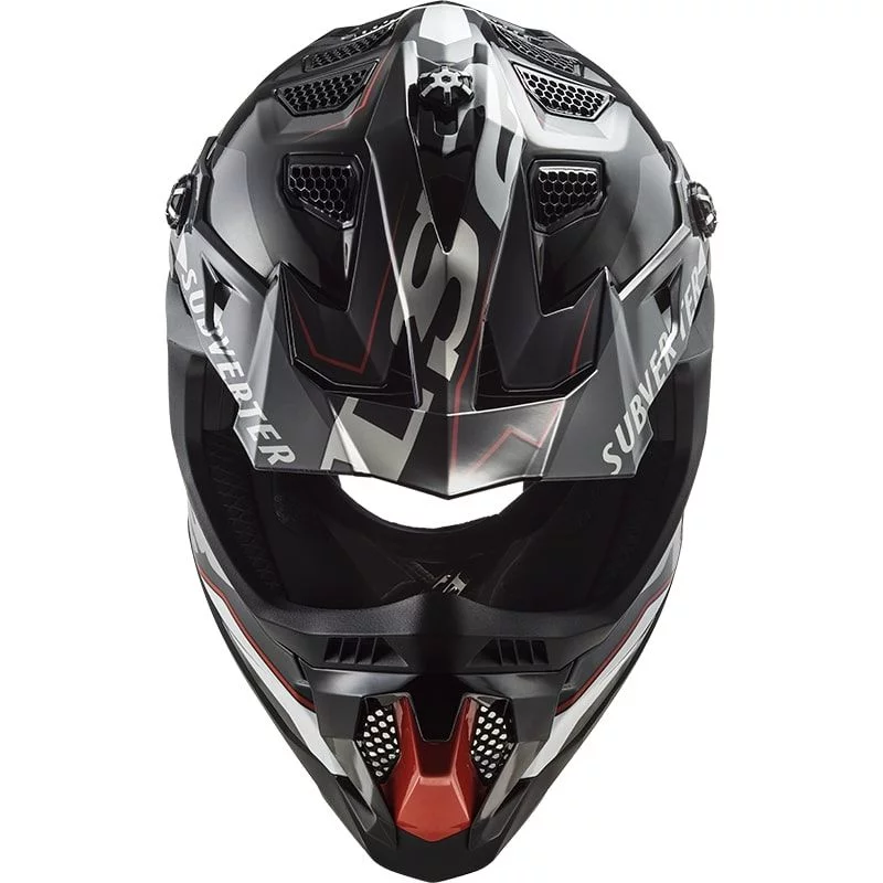 LS2 MX700 SUBVERTER EVO ARCHED SILVER TITANIUM