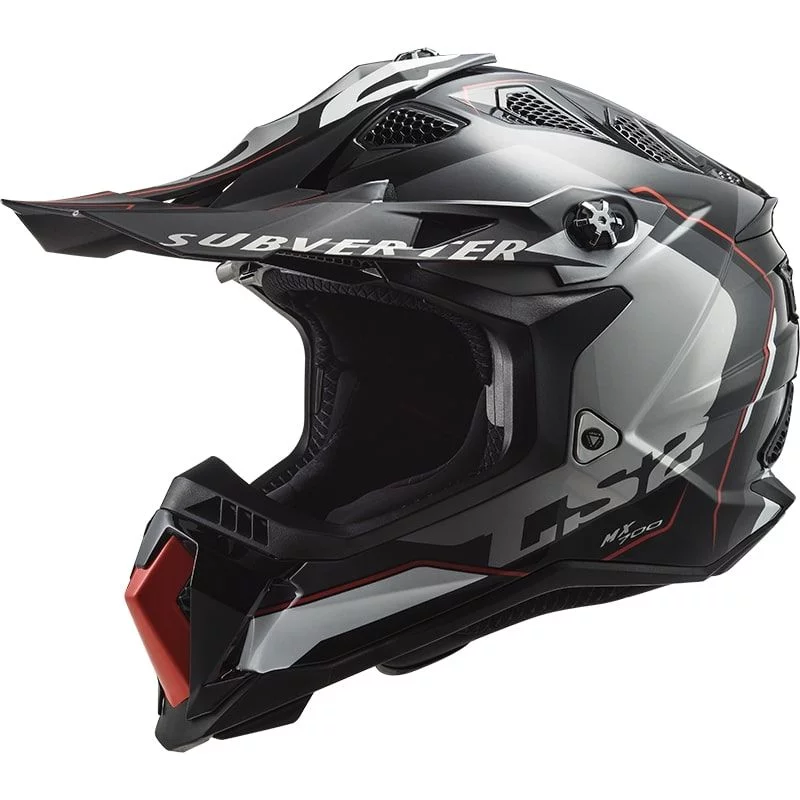 LS2 MX700 SUBVERTER EVO ARCHED SILVER TITANIUM