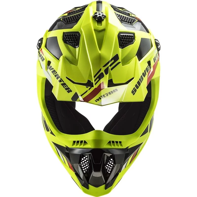 LS2 MX700 SUBVERTER EVO STOMP HI-VIS YELLOW BLACK