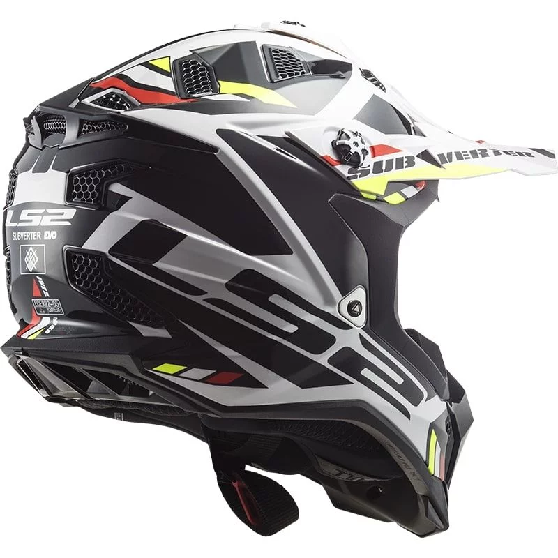 LS2 MX700 SUBVERTER EVO STOMP WHITE BLACK