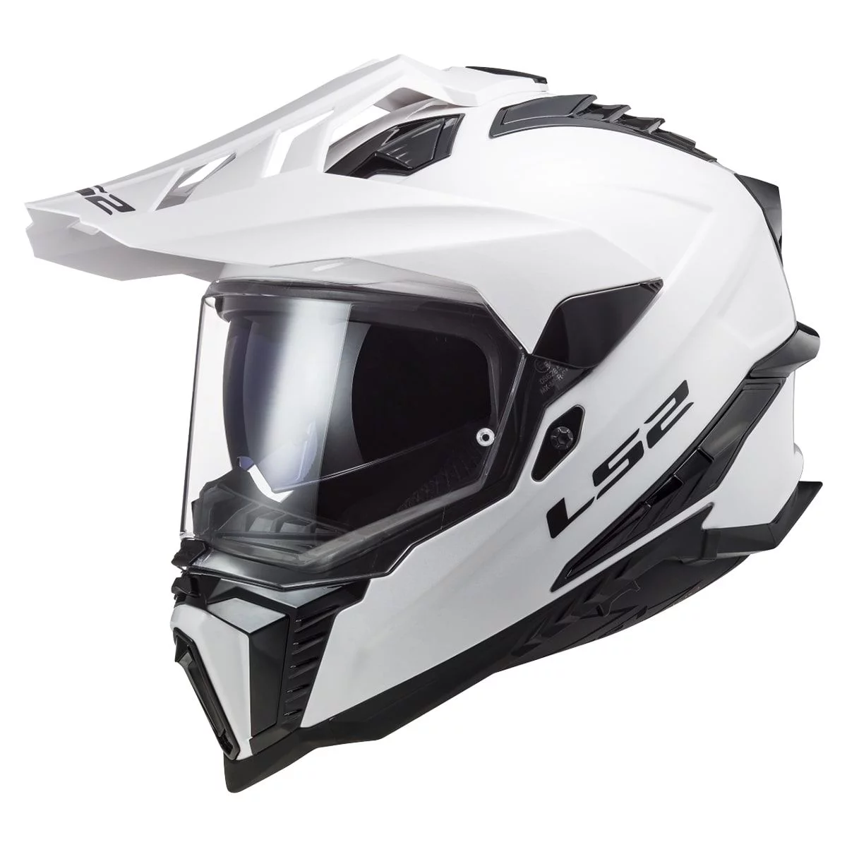 LS2 MX701 EXPLORER SOLID WHITE