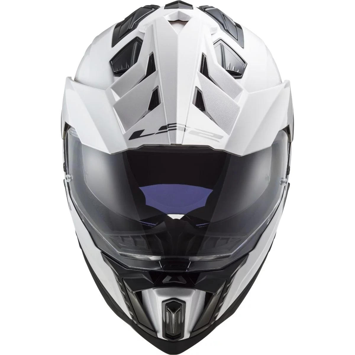 LS2 MX701 EXPLORER SOLID WHITE