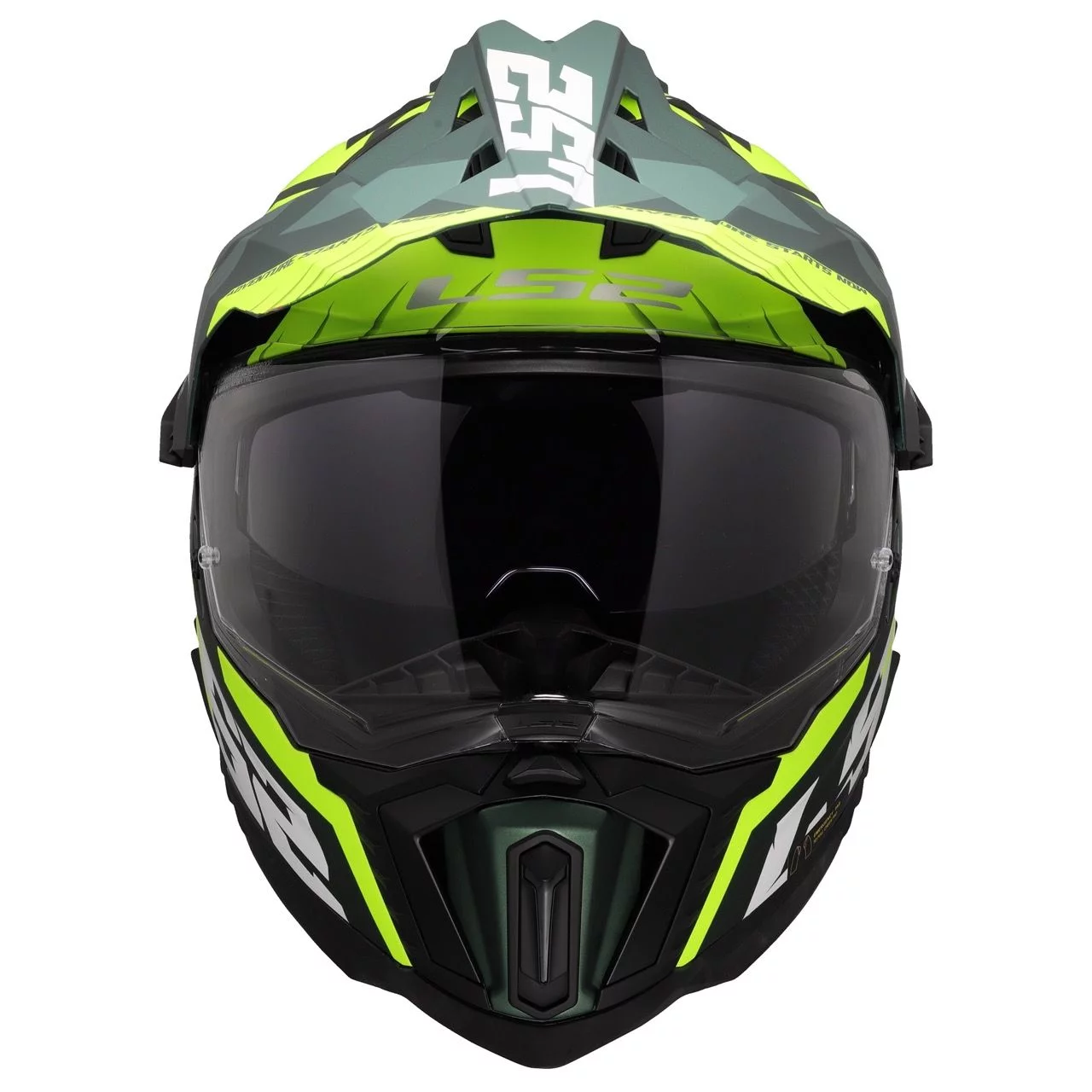 LS2 MX701 EXPLORER SPIRE GREEN HI-VIZ YELLOW