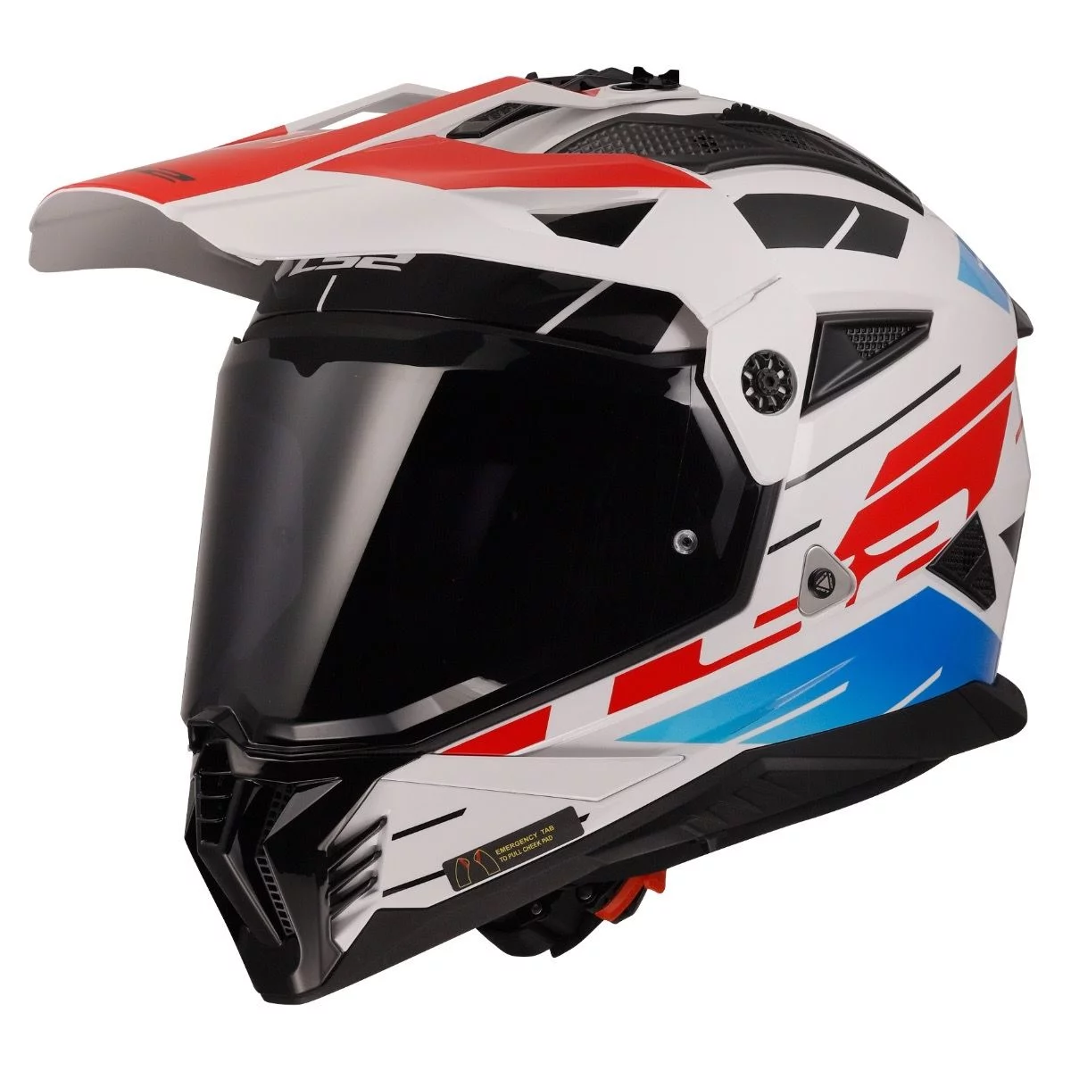 LS2 MX702 PIONEER 2 NAMIB WHITE BLUE RED