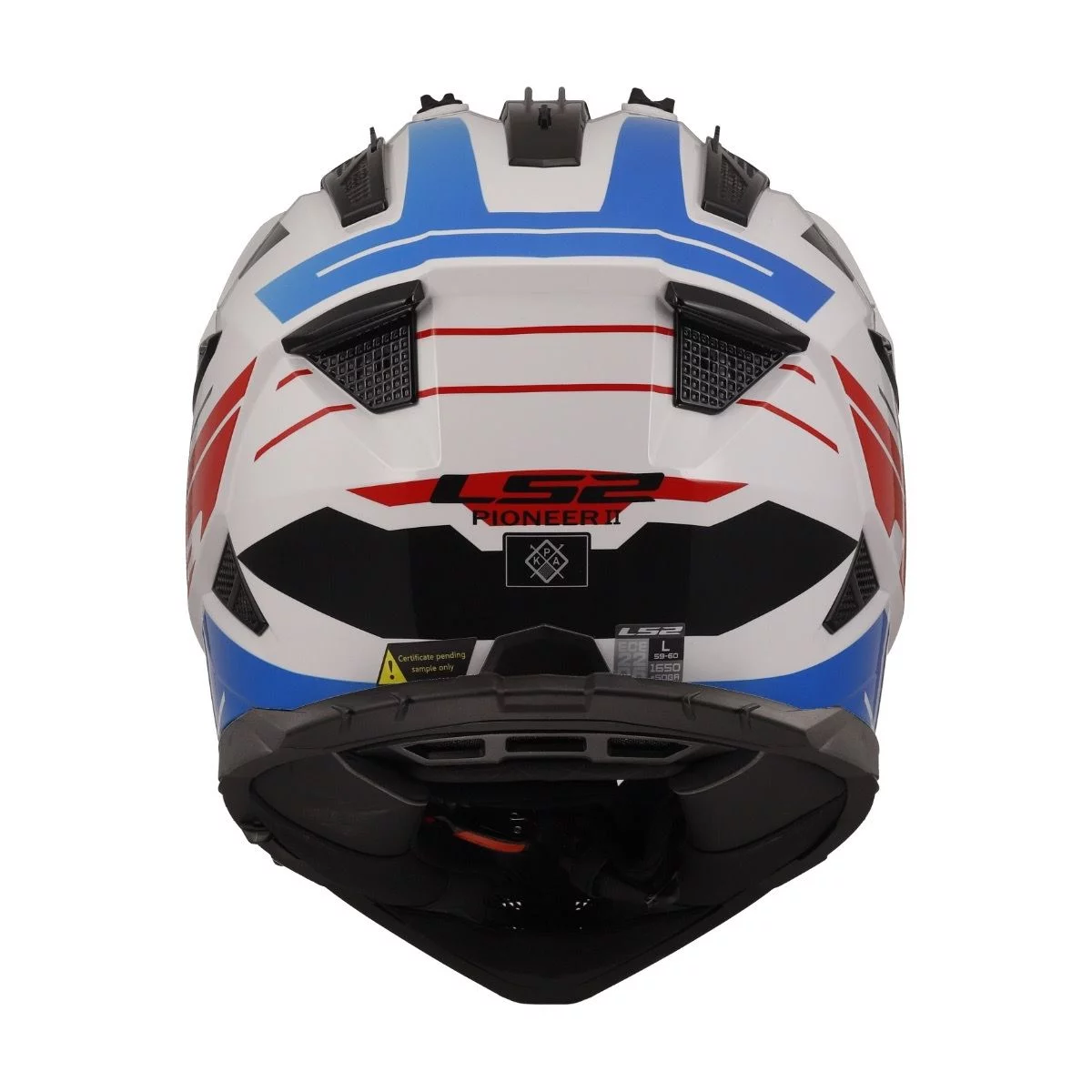 LS2 MX702 PIONEER 2 NAMIB WHITE BLUE RED