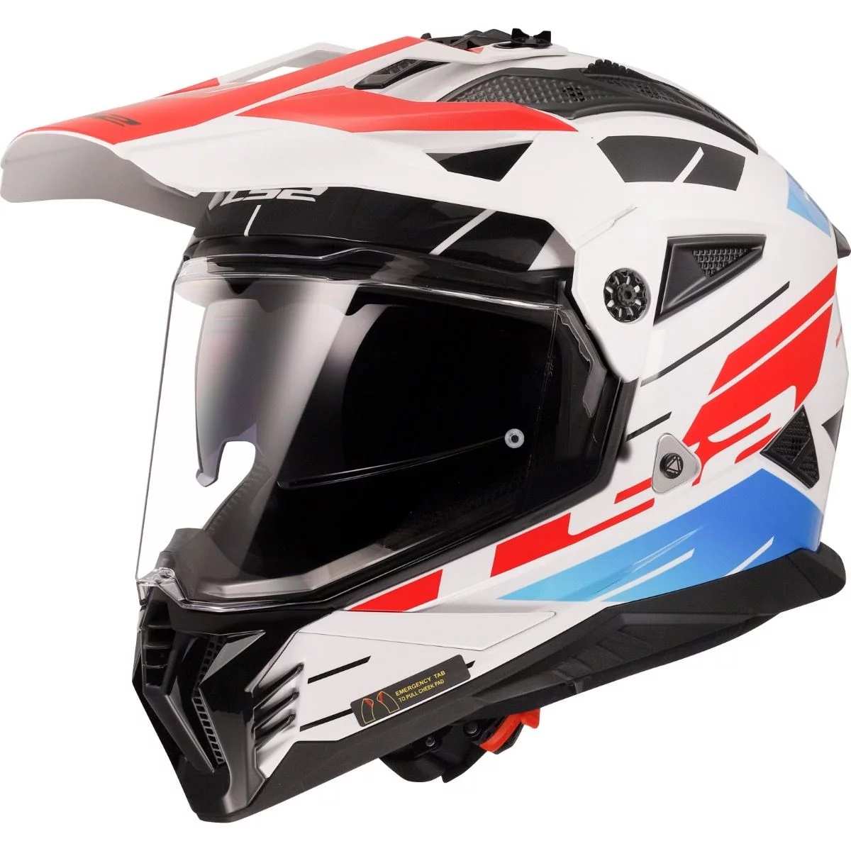 LS2 MX702 PIONEER 2 NAMIB WHITE BLUE RED