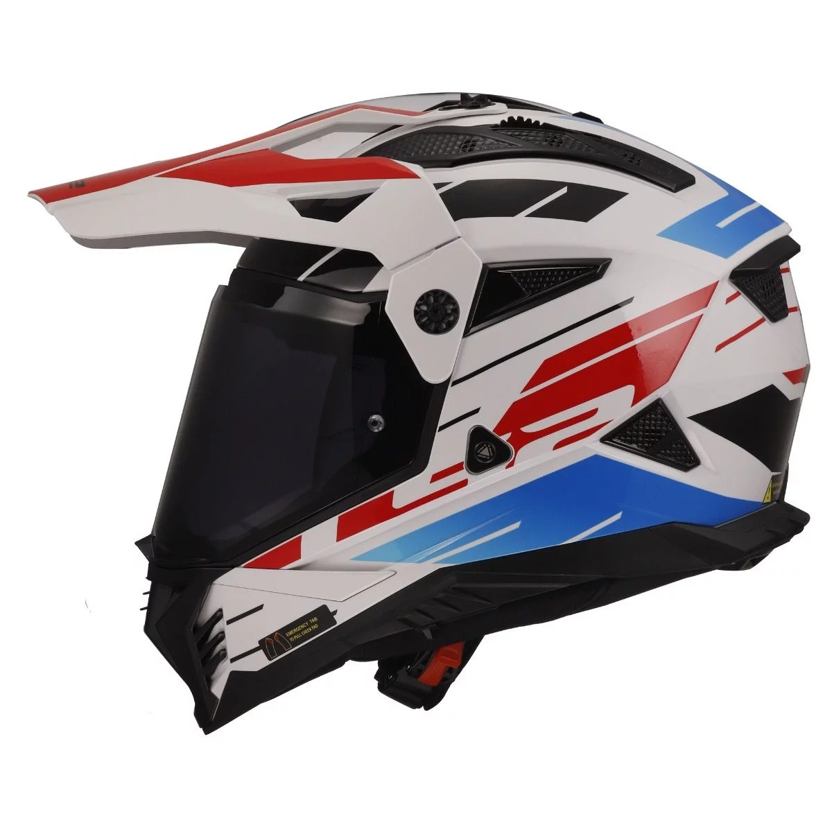 LS2 MX702 PIONEER 2 NAMIB WHITE BLUE RED