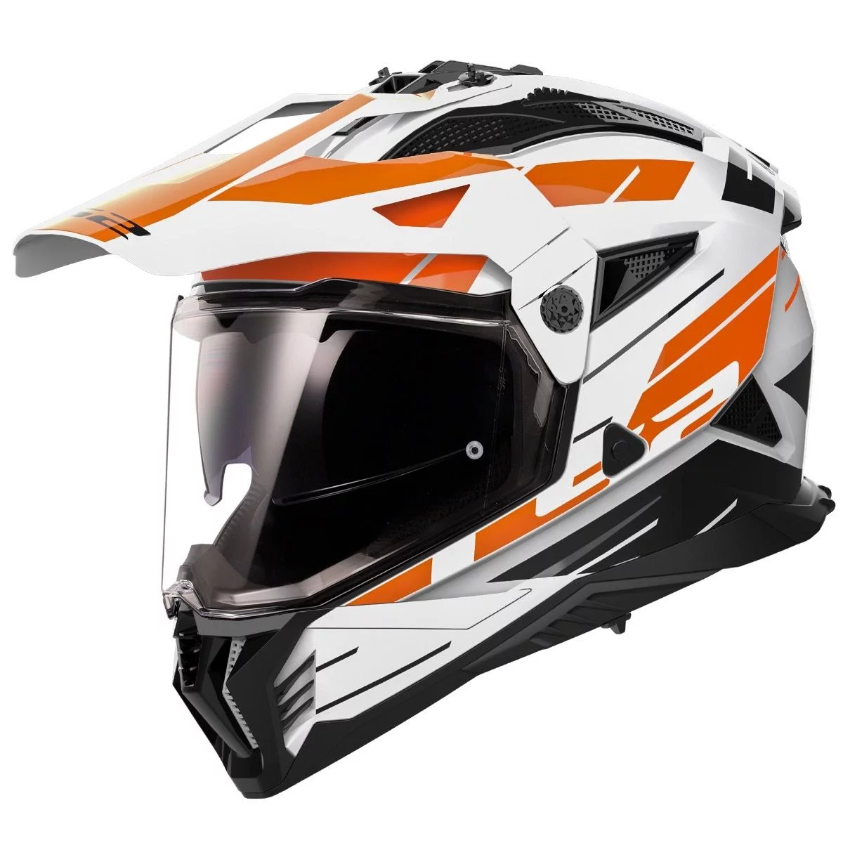 LS2 MX702 PIONEER 2 NAMIB WHITE ORANGE