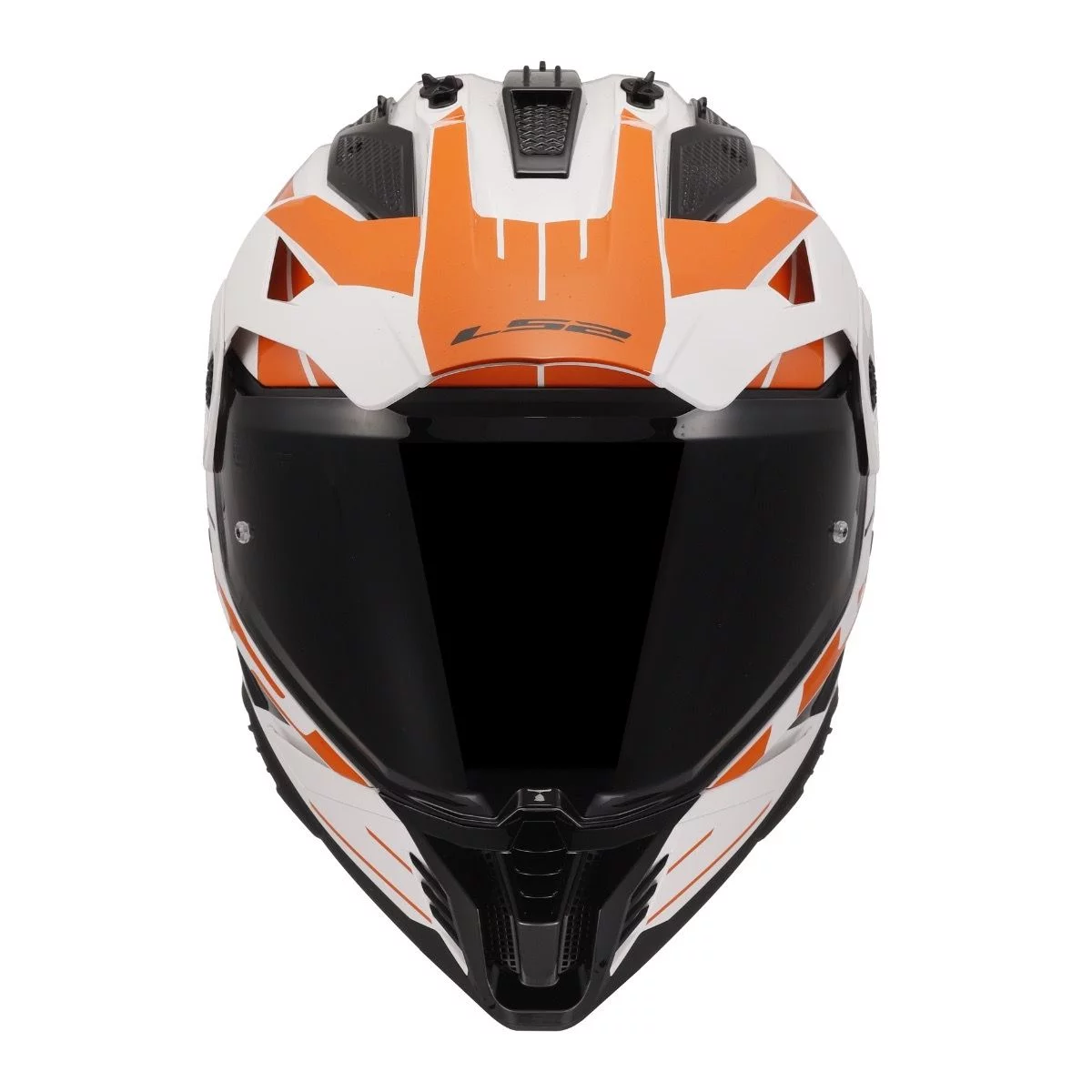 LS2 MX702 PIONEER 2 NAMIB WHITE ORANGE