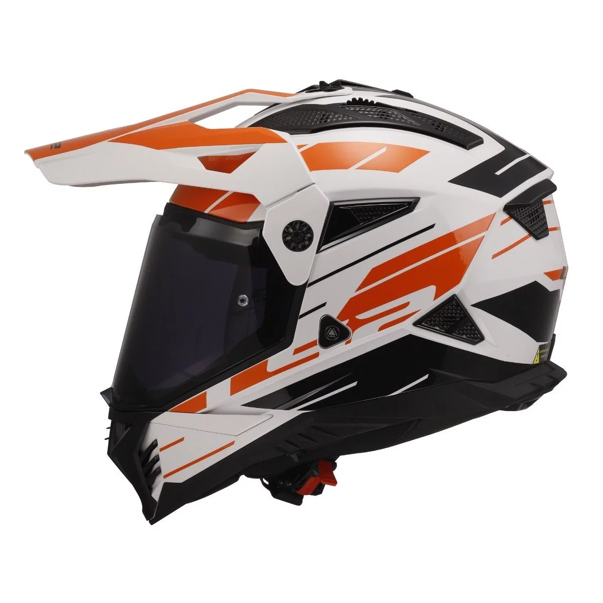 LS2 MX702 PIONEER 2 NAMIB WHITE ORANGE