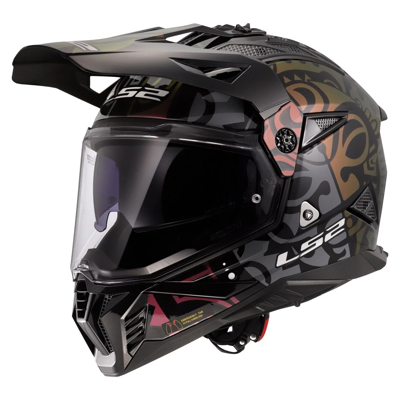 LS2 MX702 PIONEER 2 RANGI BLACK