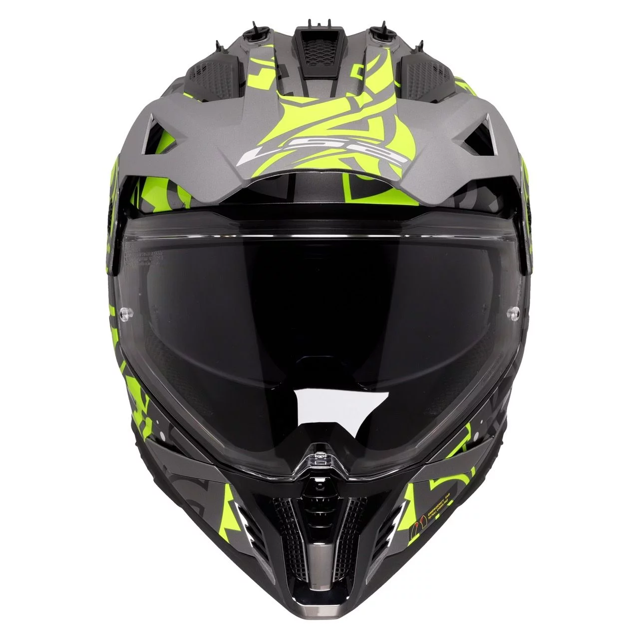 LS2 MX702 PIONEER 2 RANGI HI-VIS YELLOW