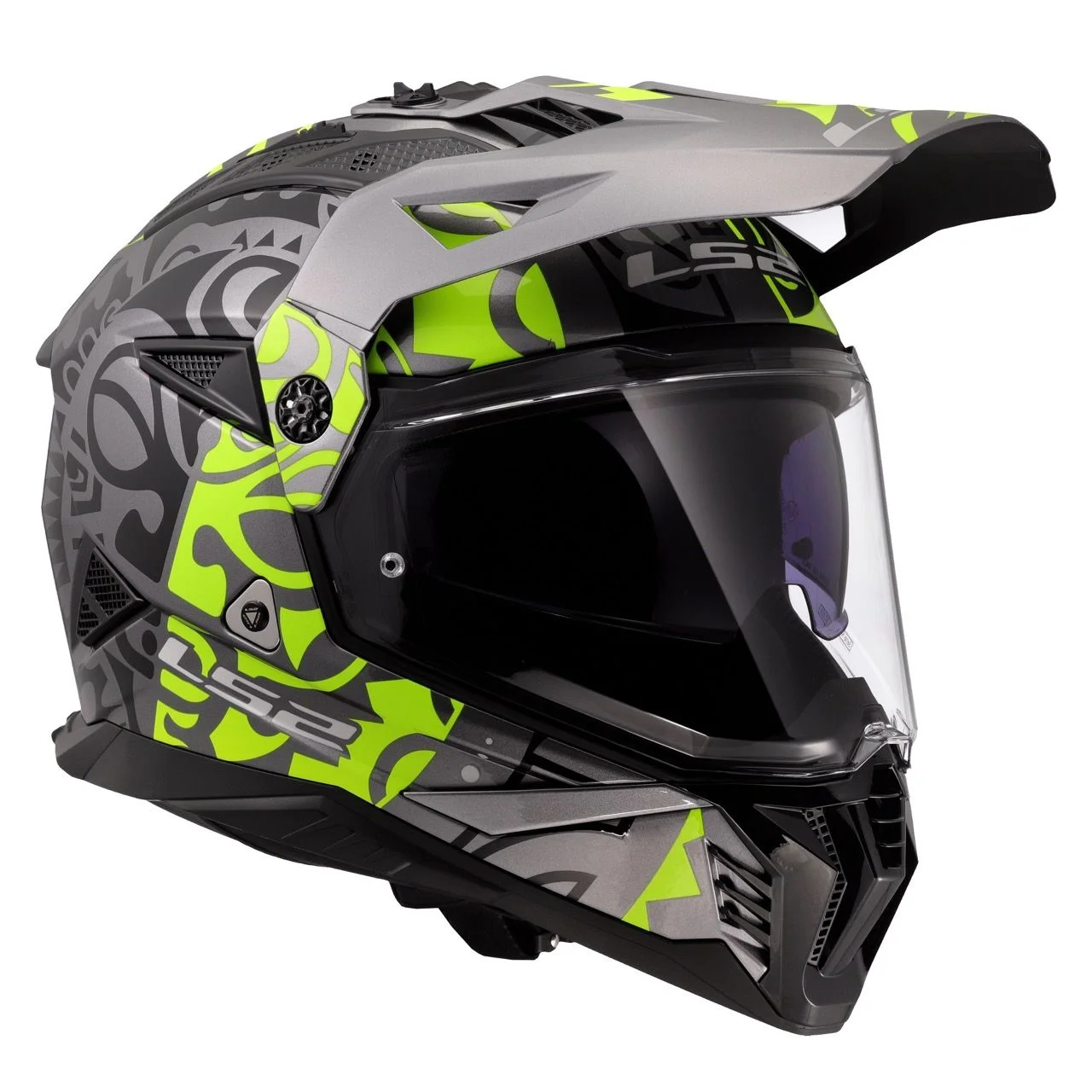 LS2 MX702 PIONEER 2 RANGI HI-VIS YELLOW