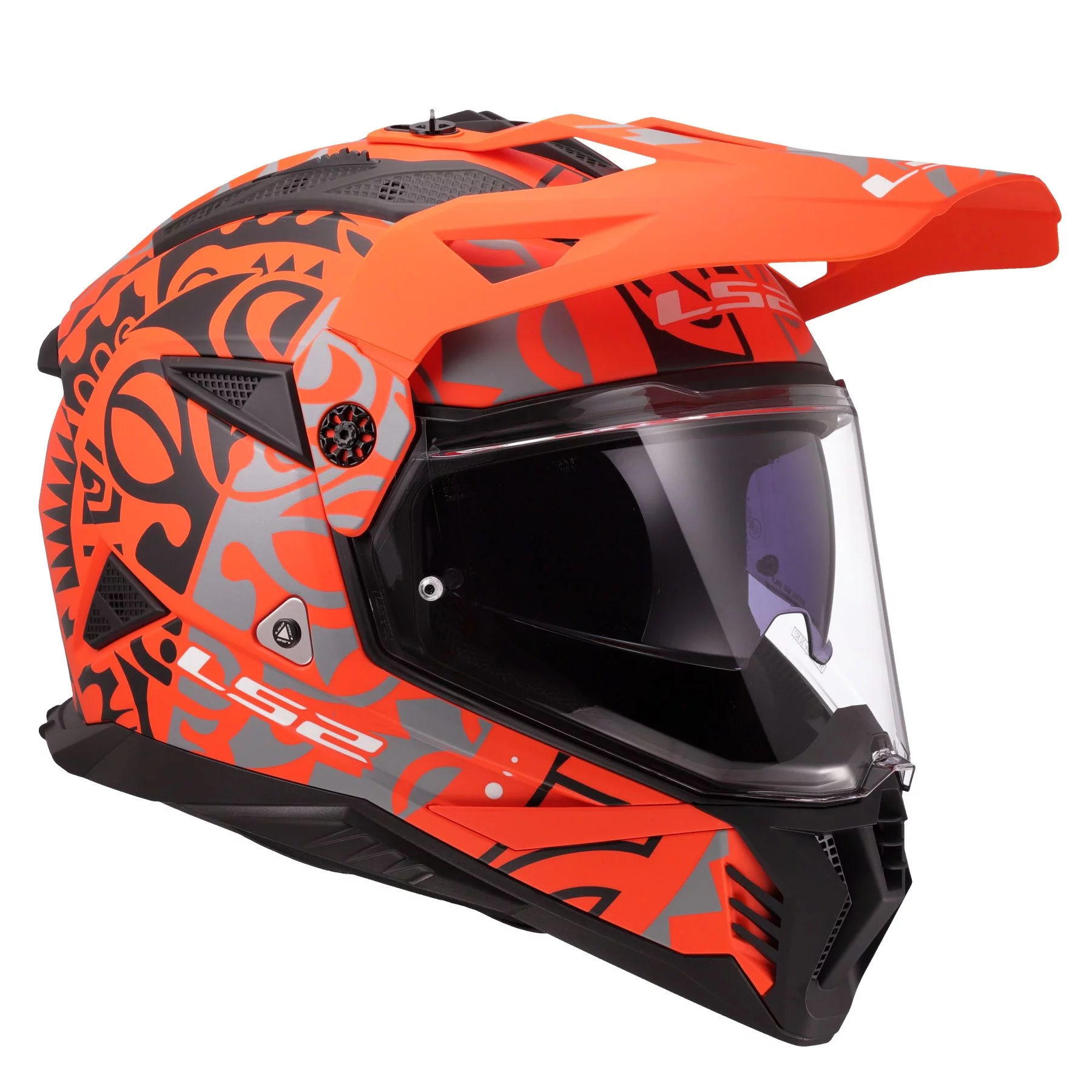 LS2 MX702 PIONEER 2 RANGI ORANGE