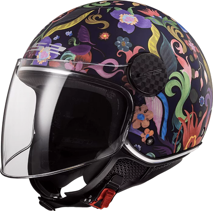 LS2 OF558 SPHERE LUX BLOOM BLUE PINK XS