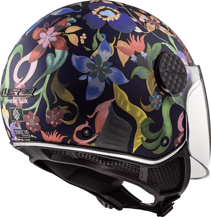 LS2 OF558 SPHERE LUX BLOOM BLUE PINK XS
