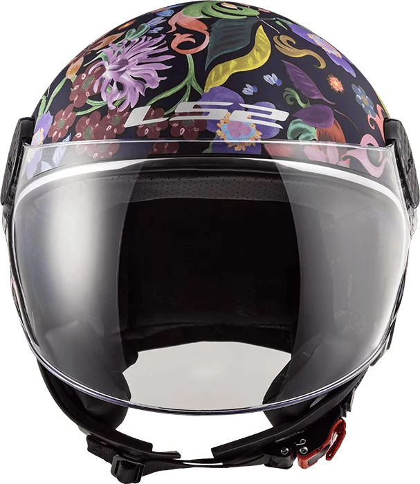 LS2 OF558 SPHERE LUX BLOOM BLUE PINK XS