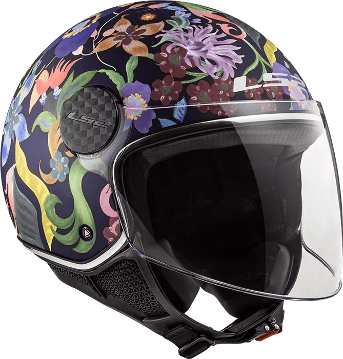 LS2 OF558 SPHERE LUX BLOOM BLUE PINK XS
