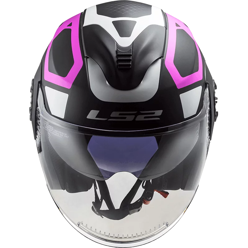 LS2 OF570 VERSO MARKER MATT BLACK VIOLET