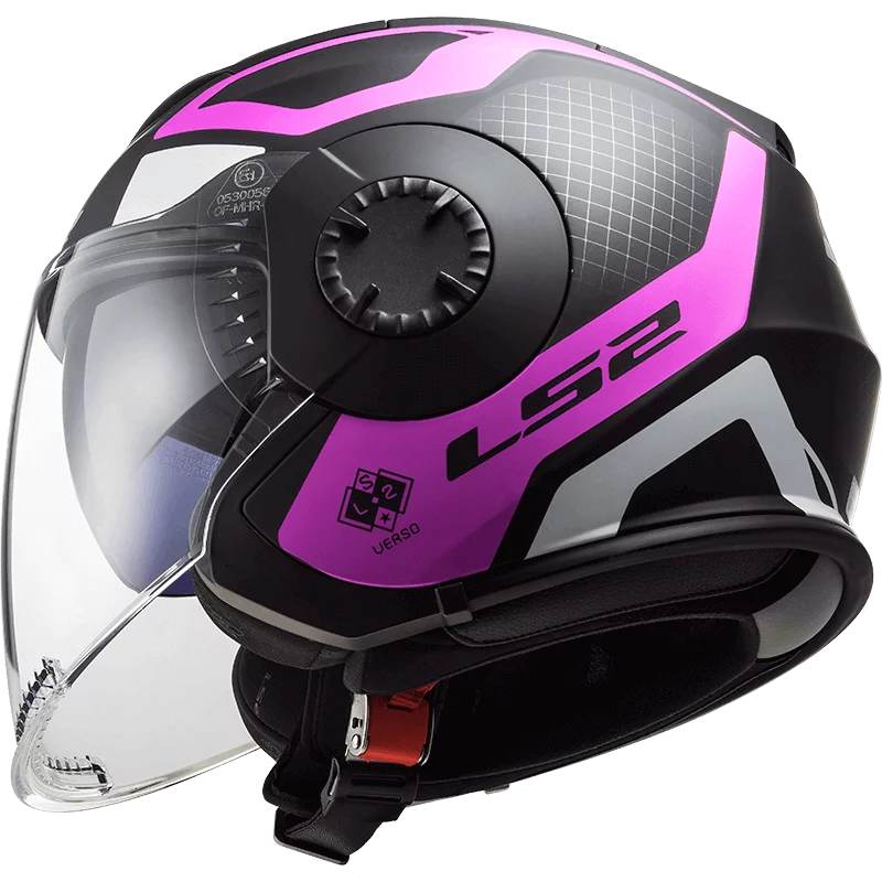 LS2 OF570 VERSO MARKER MATT BLACK VIOLET