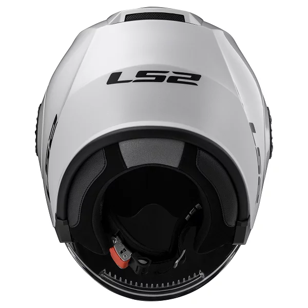 LS2 OF570 VERSO SINGLE MONO GLOSS WHITE XS