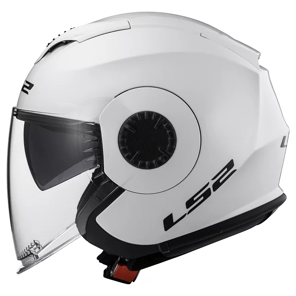 LS2 OF570 VERSO SINGLE MONO GLOSS WHITE XS