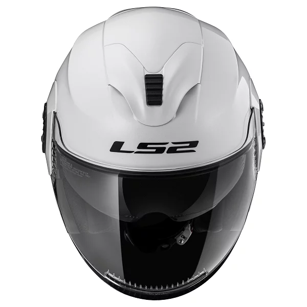 LS2 OF570 VERSO SINGLE MONO GLOSS WHITE XS