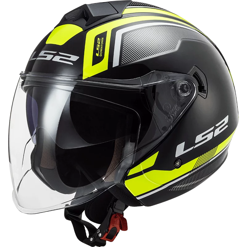 LS2 OF573 TWISTER 2 FLIX BLACK H-V YELLOW