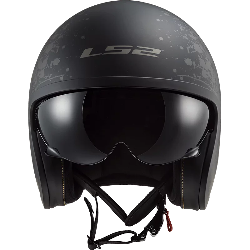 LS2 OF599 SPITFIRE BLACK FLAG