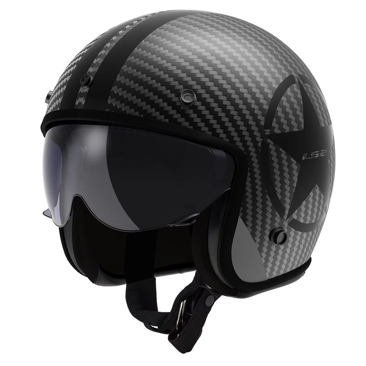 LS2 OF601 BOB 2 C STAR BLACK