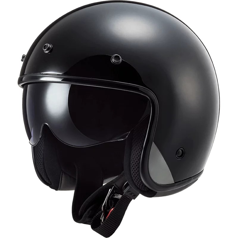 LS2 OF601 BOB SOLID GLOSS BLACK