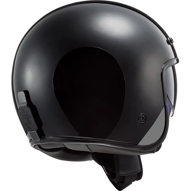LS2 OF601 BOB SOLID GLOSS BLACK