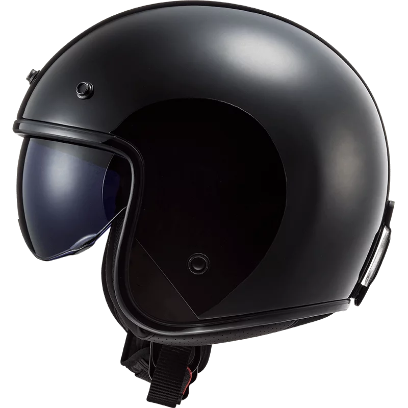 LS2 OF601 BOB SOLID GLOSS BLACK
