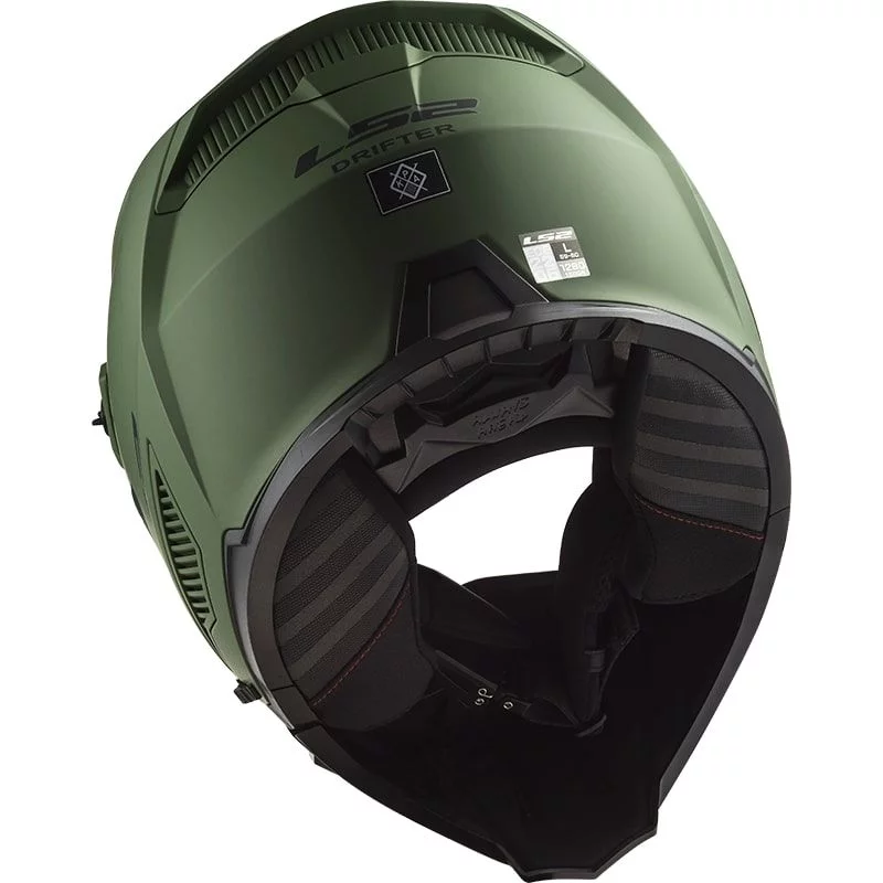 LS2 OF606 DRIFTER SOLID MATT MILITARY GREEN