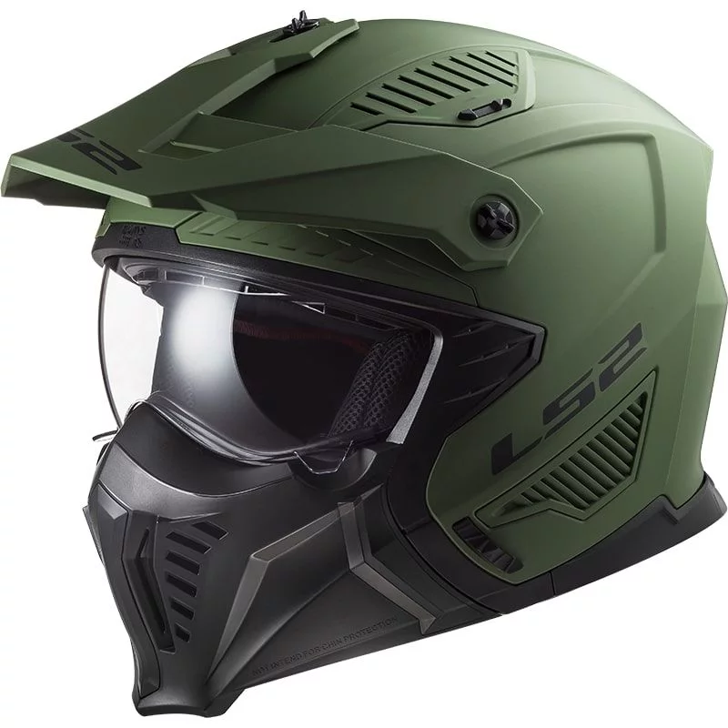 LS2 OF606 DRIFTER SOLID MATT MILITARY GREEN