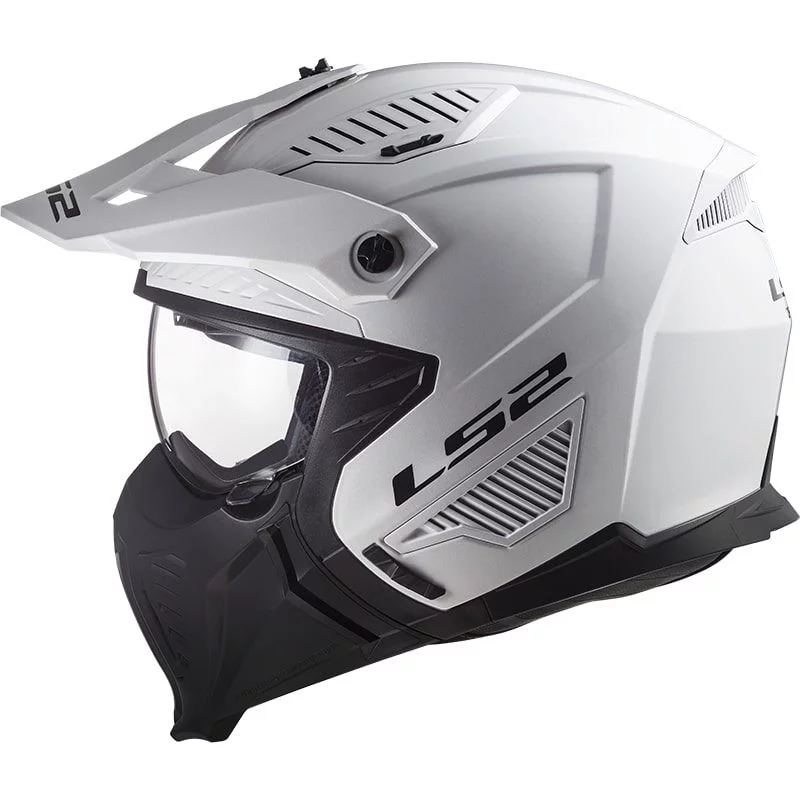 LS2 OF606 DRIFTER SOLID WHITE
