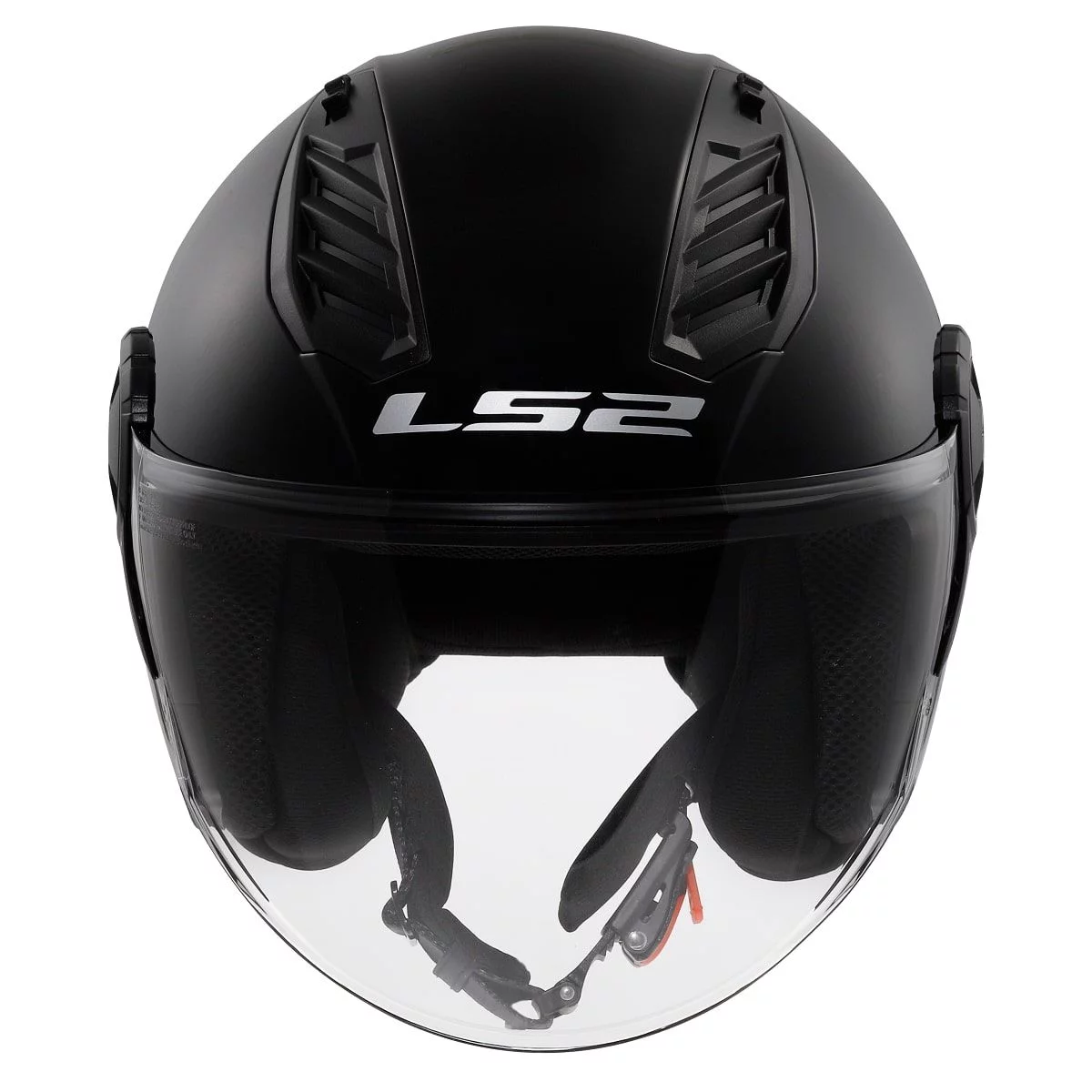 LS2 OF616 AIRFLOW 2 SOLID GLOSS BLACK