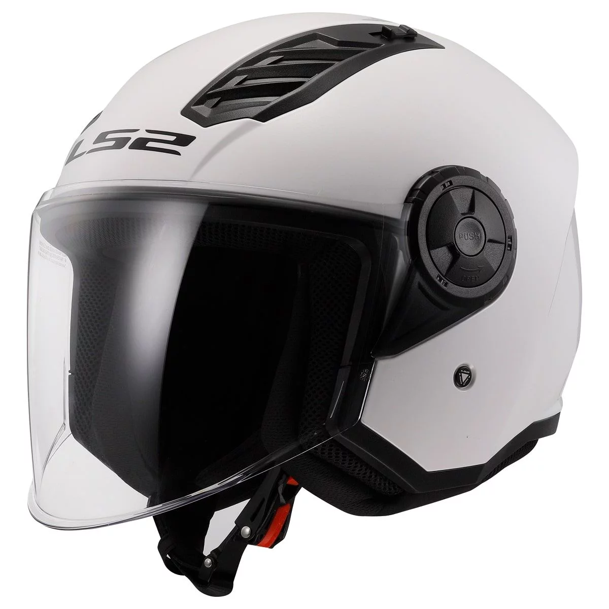 LS2 OF616 AIRFLOW 2 SOLID GLOSS WHITE