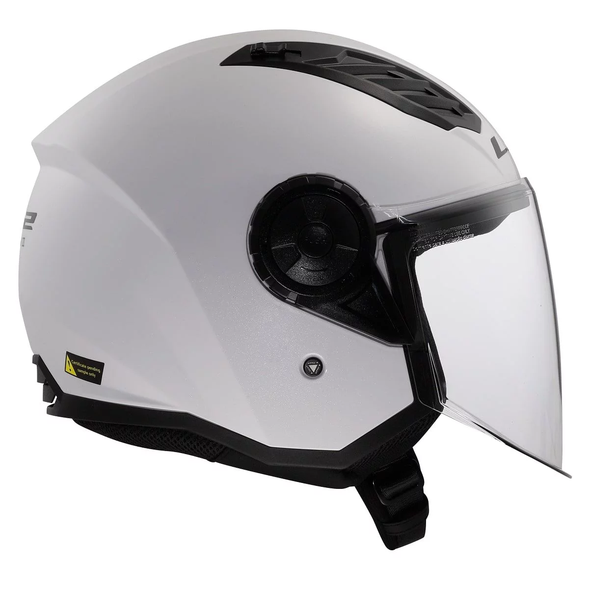 LS2 OF616 AIRFLOW 2 SOLID GLOSS WHITE