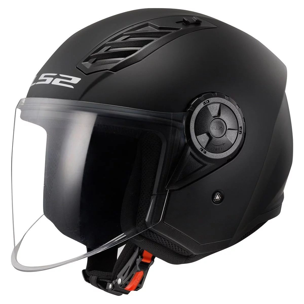 LS2 OF616 AIRFLOW 2 SOLID MATT BLACK