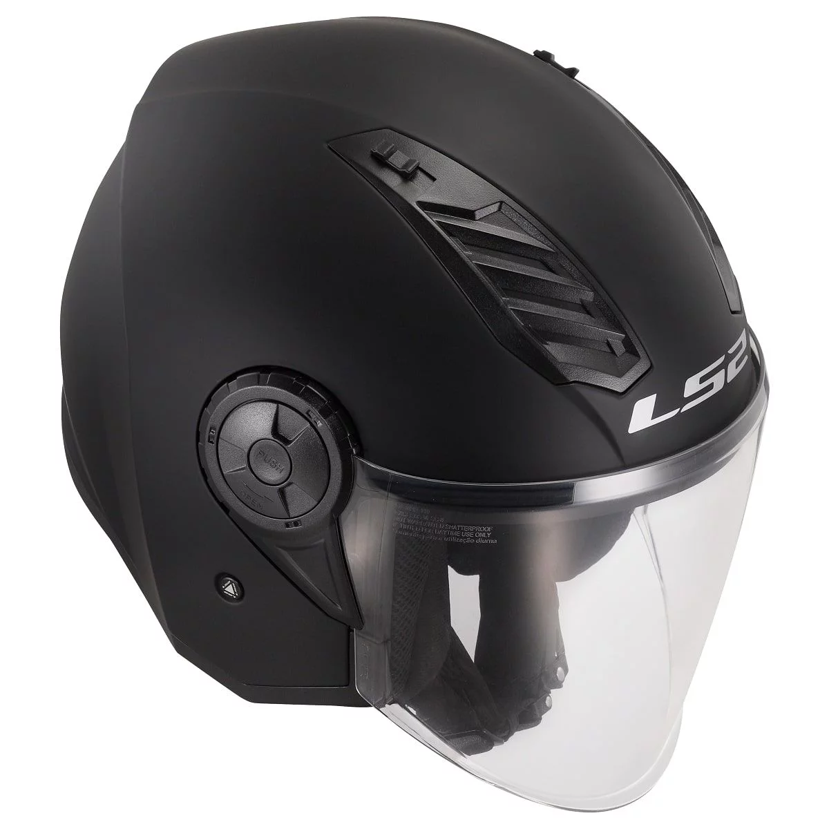 LS2 OF616 AIRFLOW 2 SOLID MATT BLACK