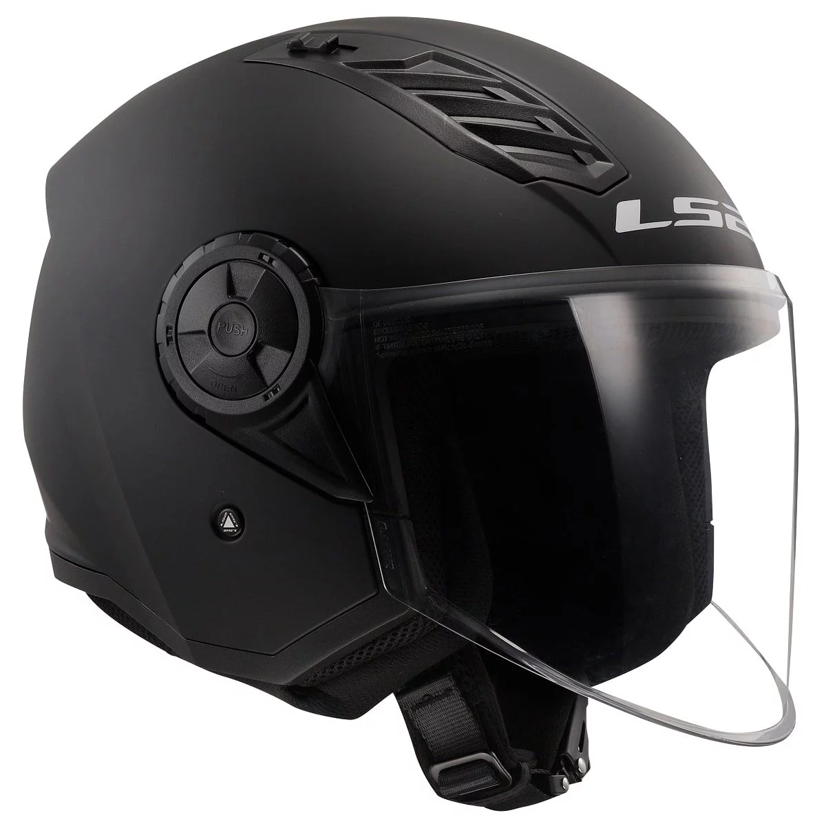 LS2 OF616 AIRFLOW 2 SOLID MATT BLACK