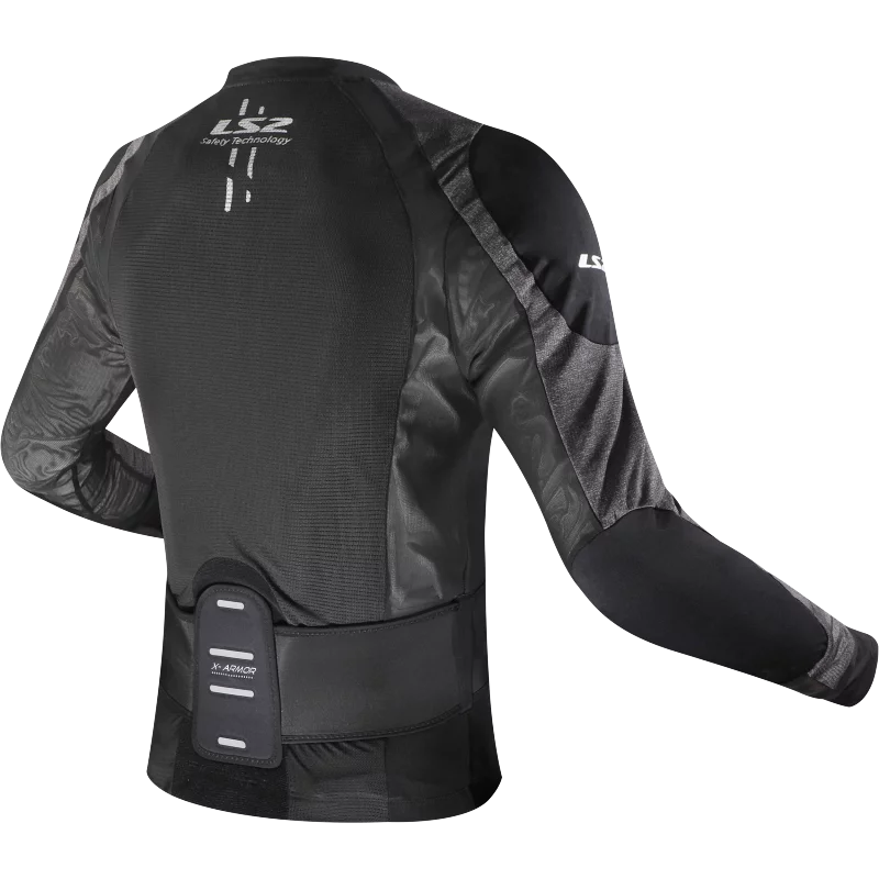 LS2 X-ARMOR MAN JACKET BLACK SILVER