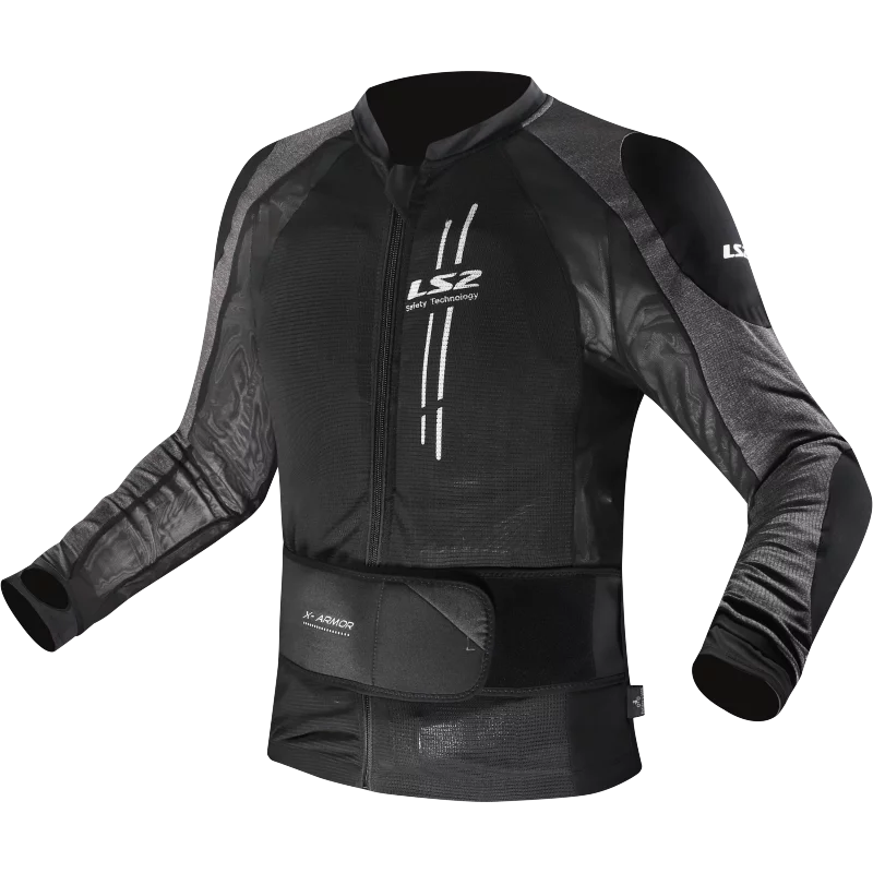 LS2 X-ARMOR MAN JACKET BLACK SILVER