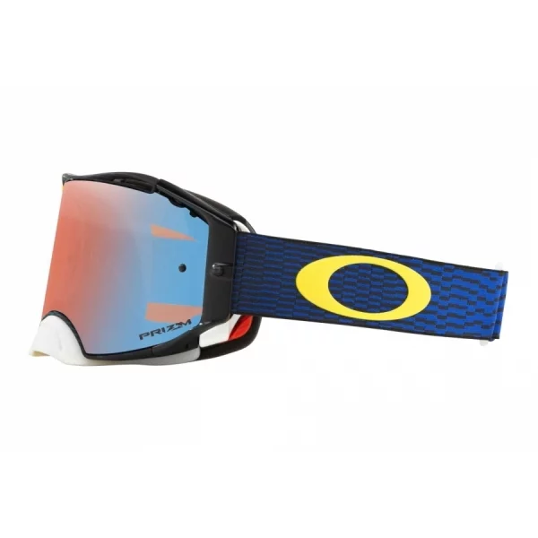 Oakley AIRBRAKE MX EQUALIZER BLUE YELLOW / PRIZM